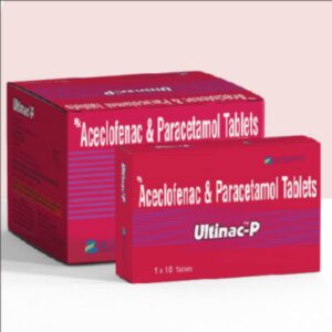 Aceclofenac & Paracetamol Tablets (e.g., Ultracap P)