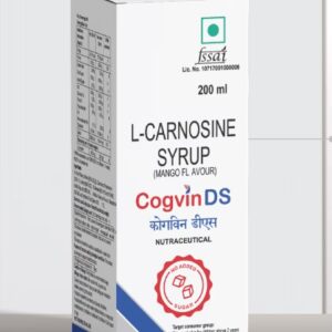 Cogvin DS L-Carnosine Syrup (200 ml, Intas)
